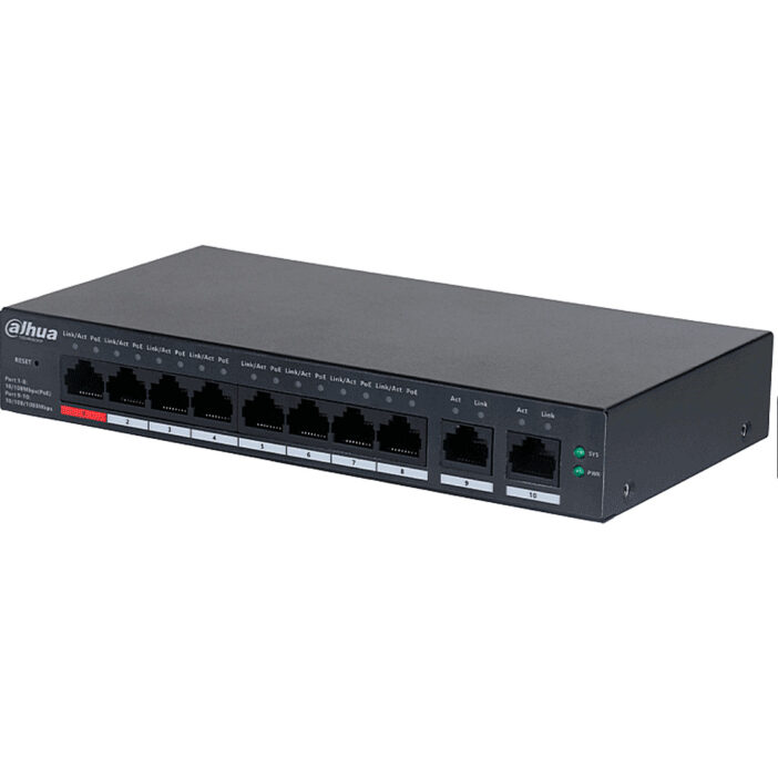 DAHUA CS4010-8ET-110 - Switch Poe de 10 Puertos