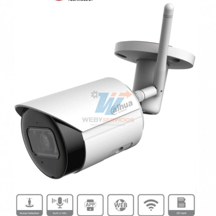 DAHUA DH-IPC-HFW1430DS-SAW - Camara IP Bullet Wifi de 4 Megapixeles
