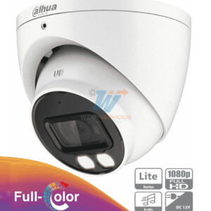 DAHUA HAC-HDW1239T-A-LED - Camara Domo Full Color de 2 Megapixeles