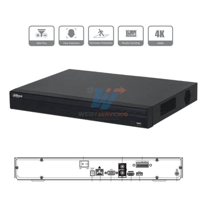 DHI-NVR4232-16P-4KS3