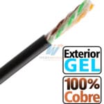 SAXXON OUTPCAT6GCOPEXT- Bobina de Cable UTP Cat6 100% Cobre con Gel
