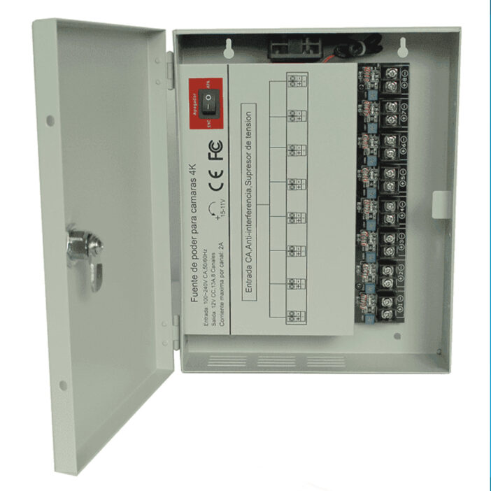SAXXON PSU1213D8H- Fuente de Poder Profesional 8 cámaras