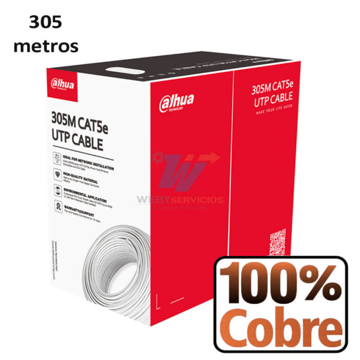 bobina de cable utp DAHUA PFM920I-5EUN