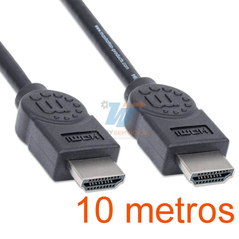 MANHATTAN 323246 - Cable HDMI de Alta Velocidad de 10 Metros