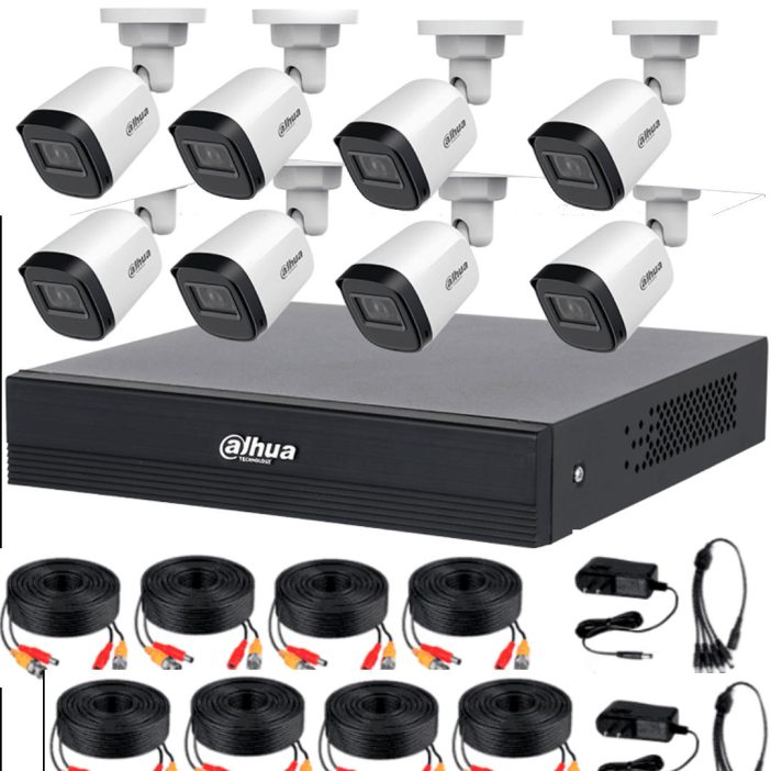 kit 8 camaras DAHUA 1A21N-U-IL-A-0280B kit 8 camaras DAHUA 1A21N-U-IL-A-0280B
