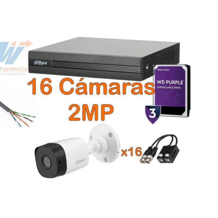 kit de 16 camaras fullhd kit de 16 camaras fullhd