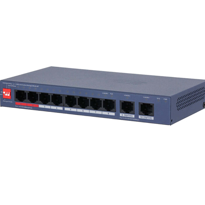 switch dahua 8 puertos poe 2 gigabit DH-CS4010-8ET2GT-110 switch dahua 8 puertos poe 2 gigabit DH-CS4010-8ET2GT-110