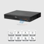 DAHUA XVR5104HE-I3 - DVR de 4 Canales de 5 Megapixeles Lite/ WizSense/ H.265+/ + 2 Ch IP/ Hasta 6 Canales IP/ 1 Ch de Reconocimiento Facial/