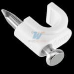 SAXXON GRA955B - Bolsa de 50 grapas de pared/ Color blanco/Diametro: 6mm / Con clavo de 3/4 para concreto de alta resistencia