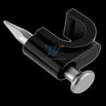 SAXXON GRA955N- Bolsa de 50 grapas de pared/ Color negro/ Diametro: 5mm / Con clavo de 3/4 para concreto de alta resistencia