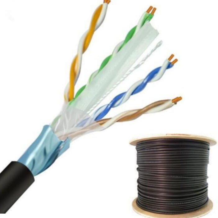 SAXXON OFTPCAT6COPEXT - Bobina de Cable FTP Cat6 100