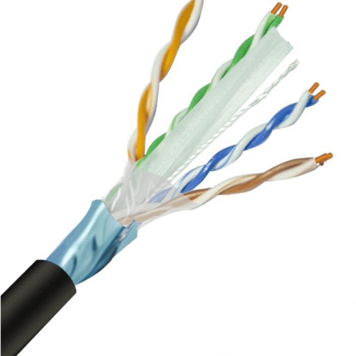SAXXON OFTPCAT6COPEXT - Bobina de Cable FTP Cat6 100 Cobre