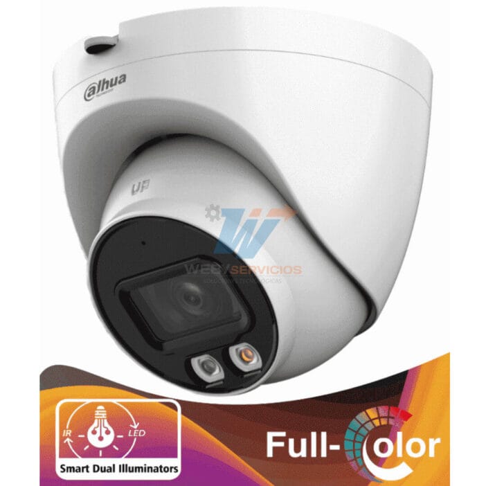 DAHUA IPC-HDW2449T-S-IL - Camara Domo IP de 4 Megapixeles