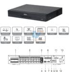 DAHUA XVR5232AN-4KL-I3 - DVR de 32 Canales 4k