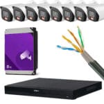 kit de 8 cámaras ip 4k maxima calidad