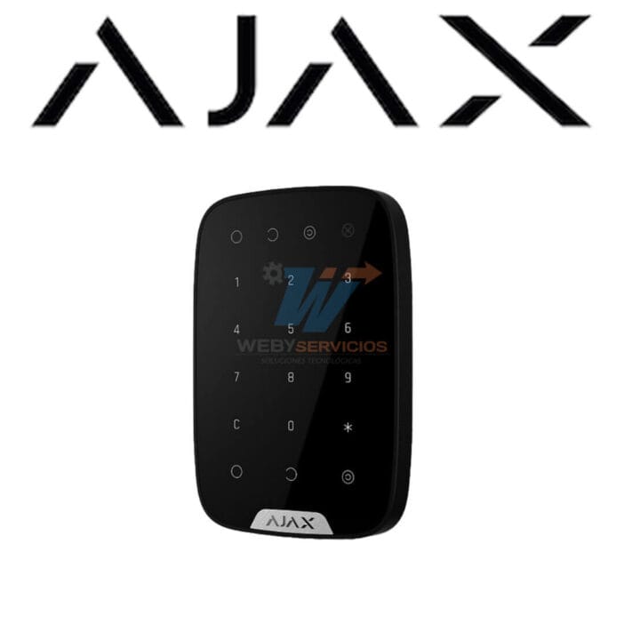 ajax keypad color negro teclado