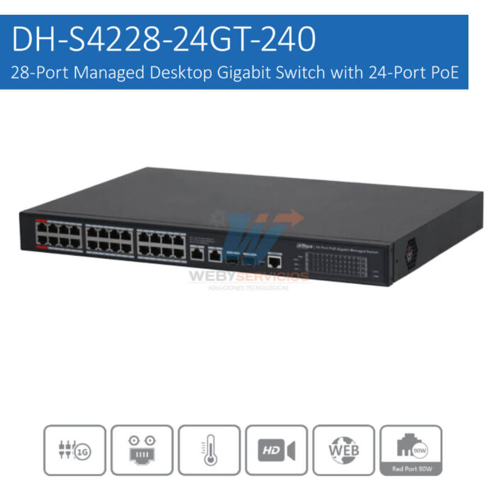 switch DAHUA DH-S4228-24GT-240