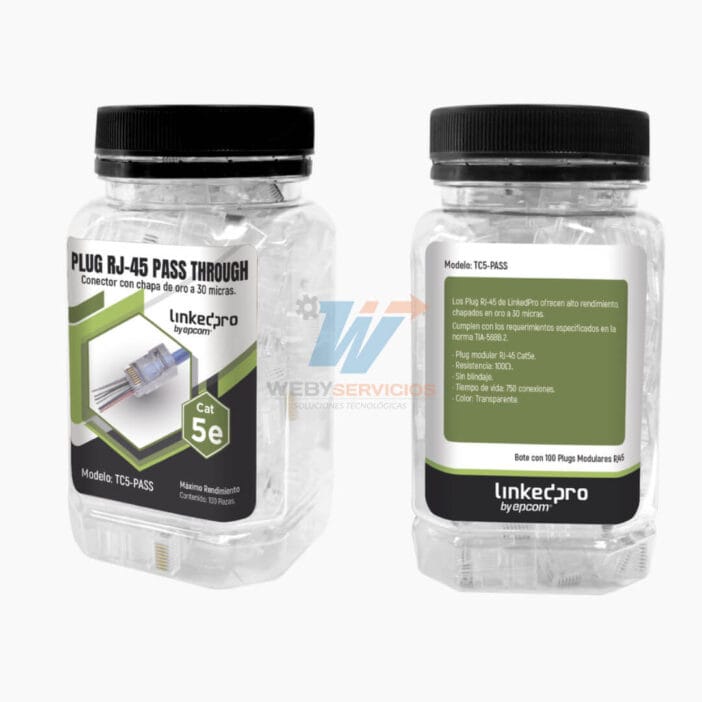 10 Plugs TC5-PASS 100 cat5e
