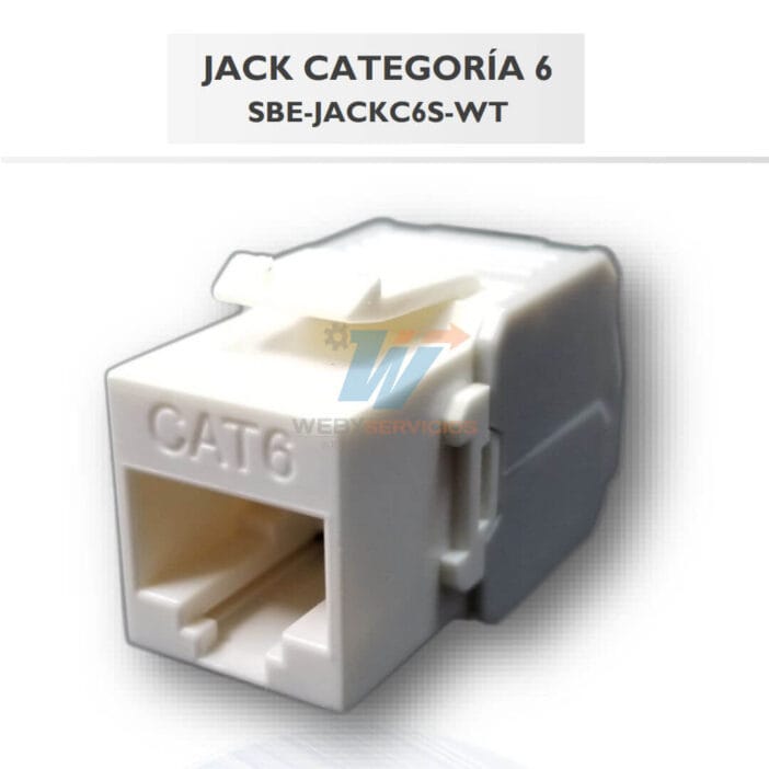 jack keystone cat6 SBETECH JACKC6WT