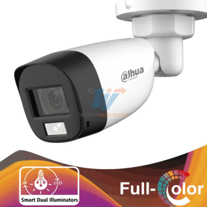 cámara DAHUA HAC-HFW1200CLN-IL-A dual iluminación