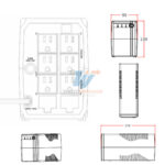 UPS de 600 VA hikvision