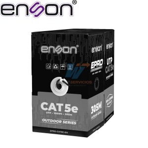 Cable utp para exterior cobre económico EPRO-CAT5E-OU