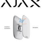 AJAX streetsiren double deck brandplate blanco