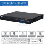 Grabador nvr DAHUA DHI NVR4216 16P 4KS3