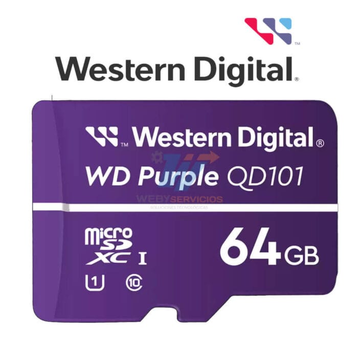 microsd 64gb wd WESTERN WDD064G1P0C