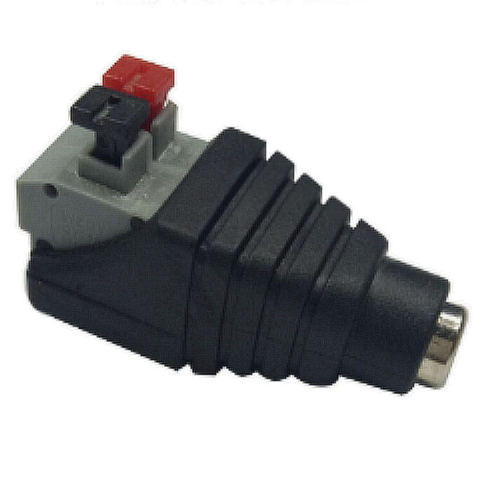 SAXXON PSUBR17H - Bolsa de 10 Adaptadores Hembra Tipo Jack Polarizado de 12 Vcc