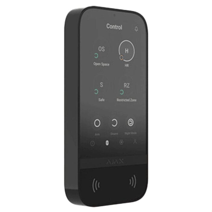 Ajax KeyPad TouchScreen -Teclado inalámbrico con pantalla táctil para gestionar un sistema Ajax Ajax KeyPad TouchScreen -Teclado inalámbrico con pantalla táctil para gestionar un sistema Ajax