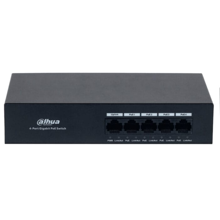 DAHUA DH-PFS3005-4GT-36 - Switch con 4 puertos Gigabit PoE