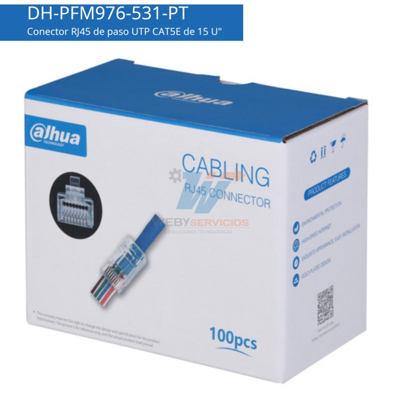 plugs passthrough dahua DH-PFM976-531-PT