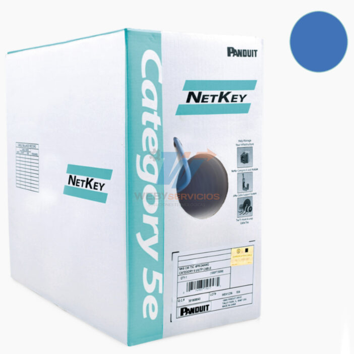 bobina utp netkey panduit NUC5C04BU-CE