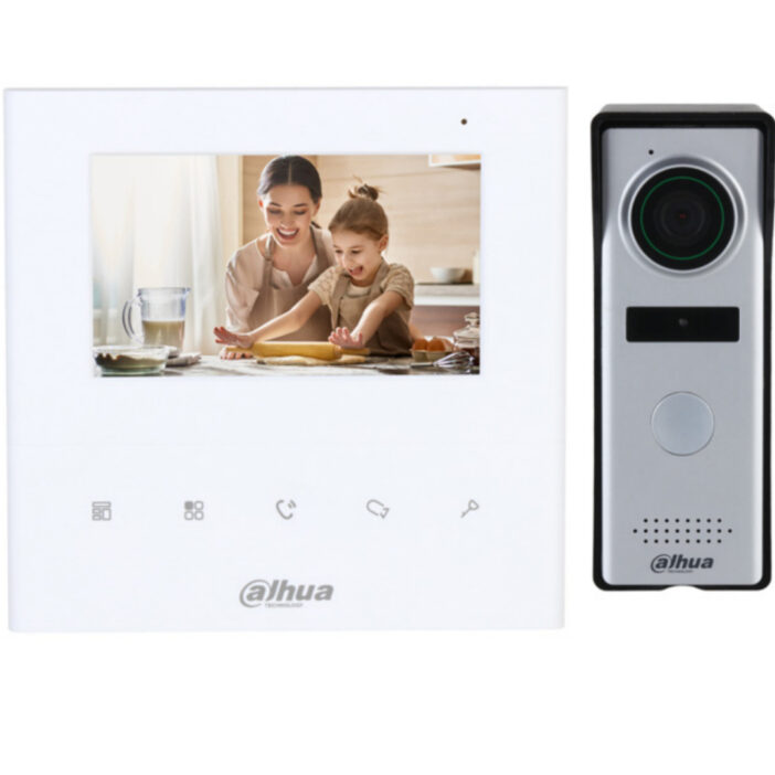 DAHUA DHI-KTA04 - Kit de videoportero analógico con monitor