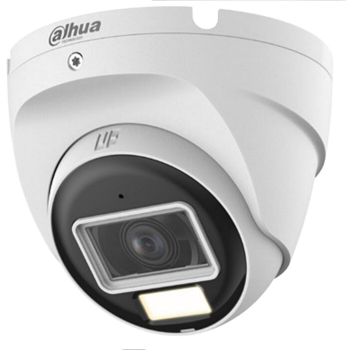 DAHUA HAC-T2A21N-U-IL-A- Cámara Domo de 2 Megapixeles microfono y luz