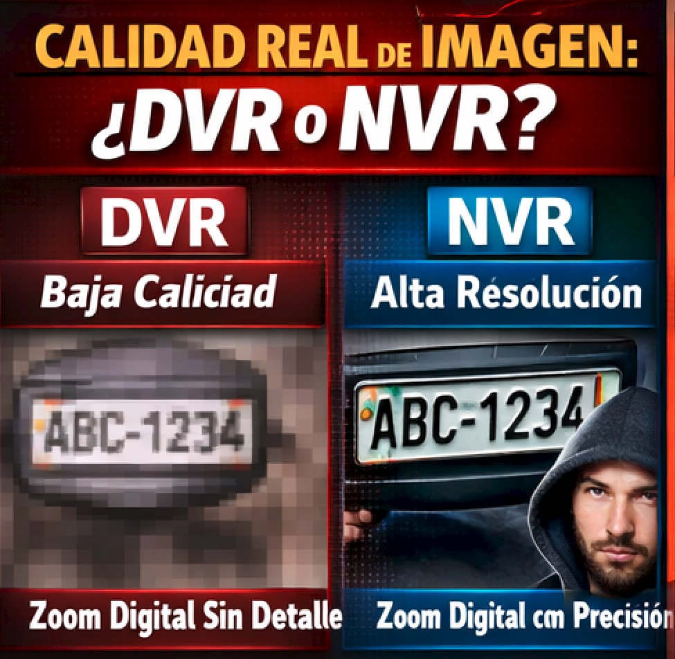 calidad de imagen dvr vs nvr