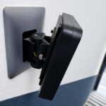 base de montaje para biometrico hikvision bracket de pared
