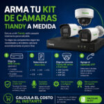 kit de cámaras de seguridad tiandy ip