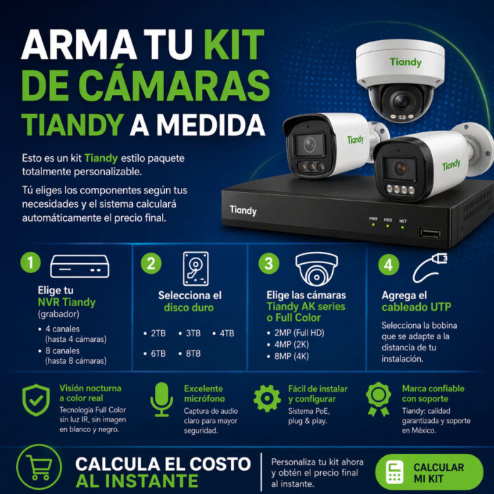 kit de cámaras de seguridad tiandy ip kit de cámaras de seguridad tiandy ip