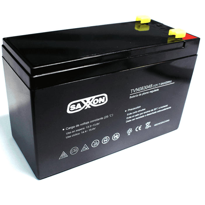 bateria de respaldo 7AH 12v SAXXON CBAT7AH bateria de respaldo 7AH 12v SAXXON CBAT7AH