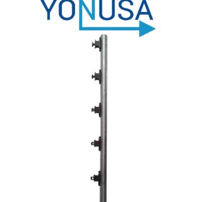 YONUSA TUBOAP101 - Poste de paso para cerco eléctrico
