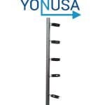 YONUSA TUBOAP201 - Poste de esquina para cercas eléctricas
