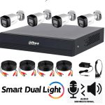 kit 4 camaras dahua audio bidireccional